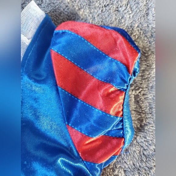 Disney's  Princesses Snow White Toddler Blue and Yellow Glitter Dress Size 4 - Picture 5 of 7